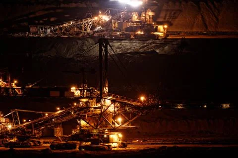 Mine machine Stock Photos