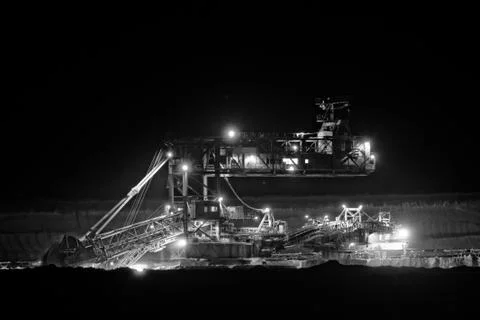 Mine machine Stock Photos