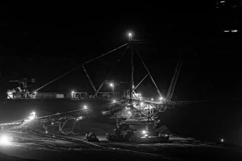 Mine machine Stock Photos