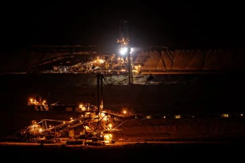 Mine machine Stock Photos