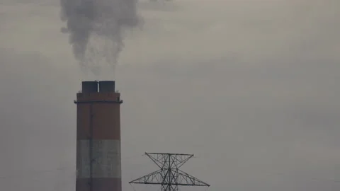 Mine Mae Moh coal-fired power plant in Thailand Video stock 139858287