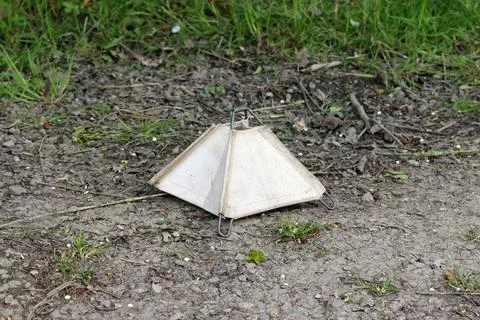 Mine marker from world war two Stock Photos
