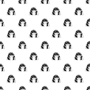 Mine in mountain pattern vector Stock Illustration