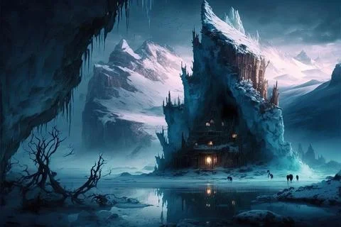 A Mine On The Plains Stock Illustration