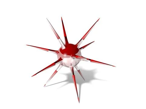 Mine - Red Stock Illustration