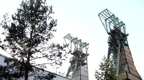 Mine rotating copra Video stock 68395774