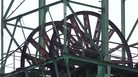 Mine rotating copra Video stock 68395778
