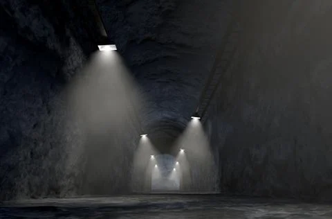 Mine Shaft Stock Illustration