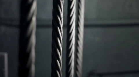 Mine shaft lifting system Stock Footage 66782897