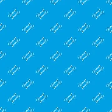 Mine shovel pattern seamless blue 스톡 일러스트