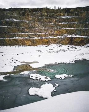 This is a mine that is still working. Stock Photos