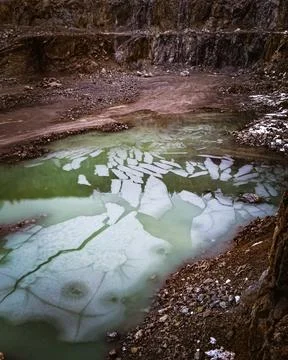 This is a mine that is still working. Stock Photos