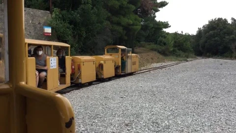 Mine train Stock Footage 139395859