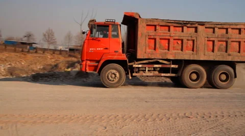 Mine truck Stock Footage 4075262