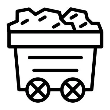 Mine Vector Icon Design Illustration Stock Illustration