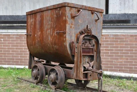 Mine wagon 스톡 사진