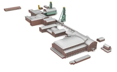 Mine westphalia 4 Stock Illustration