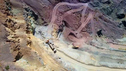 Mine working Video stock 144072205