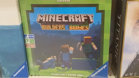 Minecraft Builders &amp; Biomes Stock Footage 157825695