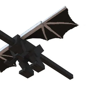 Minecraft Ender Dragon ~ 3D Model #90936096 | Pond5