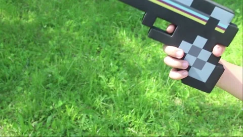 Minecraft Gun Stock Footage 135016011