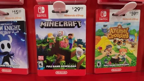 Minecraft Nintendo Switch Stock Footage 202034772