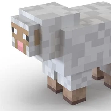 3D Model: Minecraft Sheep ~ Buy Now #90942853 | Pond5