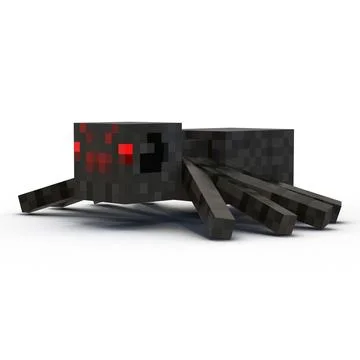 Minecraft Spider ~ 3D Model ~ Download #90924120 | Pond5