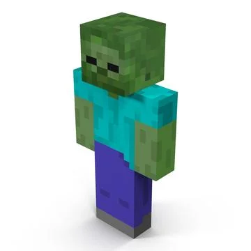 3D Model: Minecraft Zombie ~ Buy Now #90881147 | Pond5