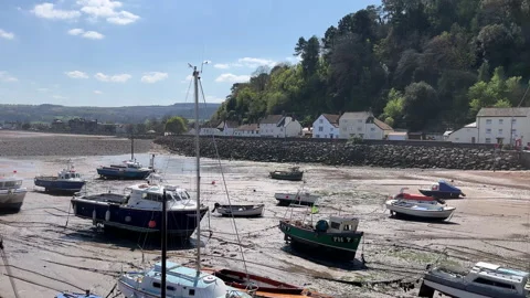 Minehead Harbour Somerset Stock Footage 239358445