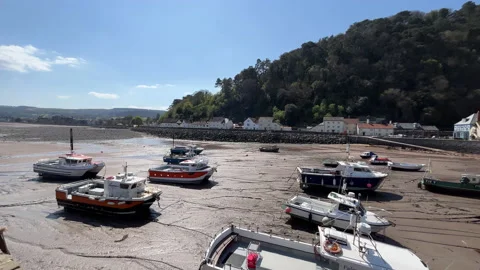 Minehead Harbour Somerset Stock-Footage 239371087