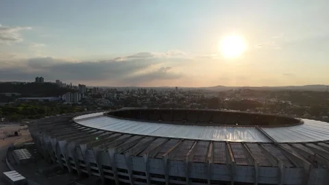 Mineirao Stadium - Vertical Pan Stock Footage 319078306