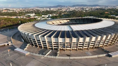 Mineirao Statium - Circle UP Stock Footage 319078305