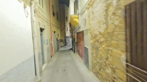 Mineo, Sicily by night Stock-Footage 297590445