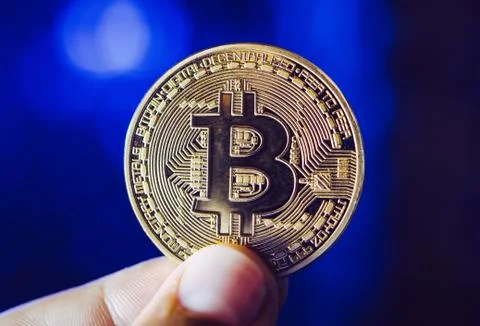 Miner bitcoin cryptocurrency Stock Photos