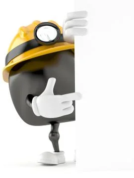 Miner character Stock Illustration