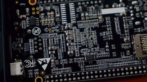 Miner chip bitcoin close up. Stock Footage 86158342