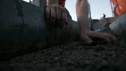 Miner digging for gold Stock Footage 102628963
