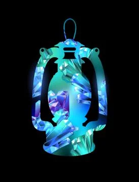 Miner lantern Иллюстрация