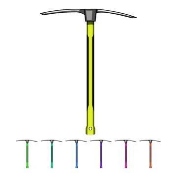 Miner pickaxe cartoon vector graphic Stock Illustration