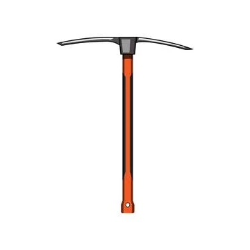Miner pickaxe cartoon vector illustration Stock Illustration