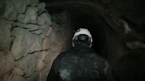 Miner walk in mine 스톡 동영상 10723189