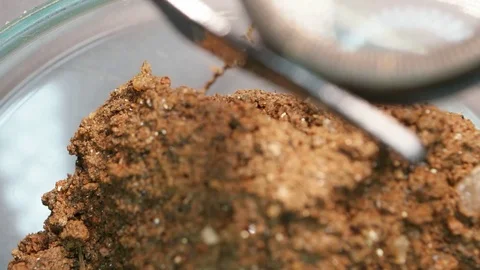 Mineral Analysis Stock Footage 74137095