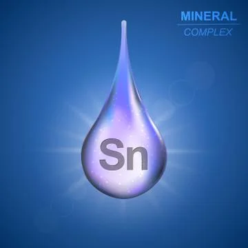 Mineral complex background Stock Illustration