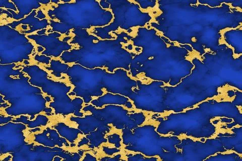 Mineral gold tiny line texture on admiral color marble luxury Stock Photos