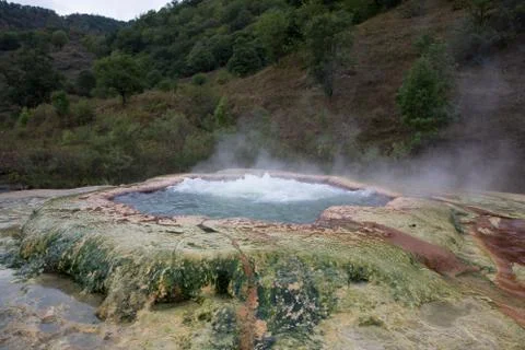 Mineral Hot Spring Stock Photos