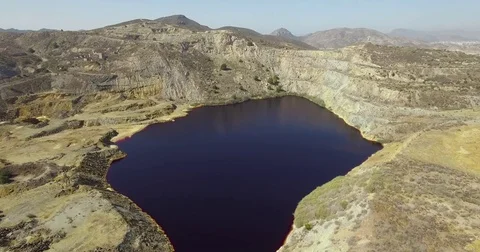 Mineral lake Stock Footage 69831579