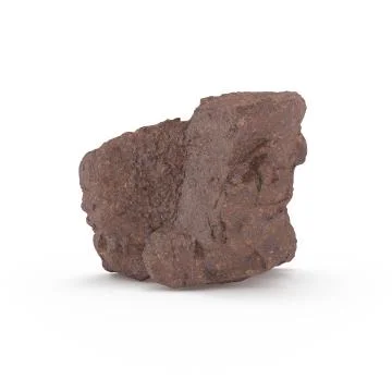 The mineral raw materials 3d rendering Ilustración de archivo