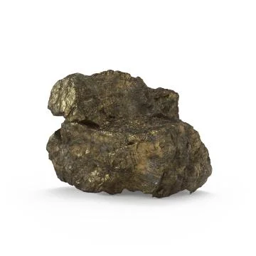 The mineral raw materials 3d rendering 库存插图