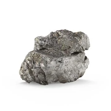 The mineral raw materials 3d rendering Ilustración de archivo